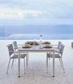 Comedor de aluminio y cuerda para exterior Summer