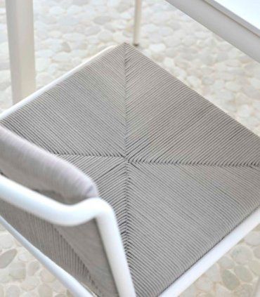 Comedor de aluminio y cuerda para exterior Summer