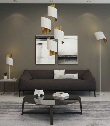 Lámpara de rincón moderna Atmosphere, salón