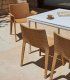 Silla apilable de ratán U