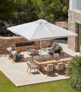 Parasol cuadrado grande Ombra