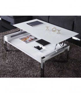 Mesa de centro moderna Dane elevable