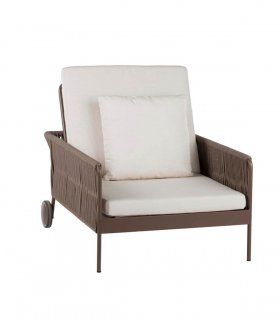 Sillón reclinable de jardín Weave
