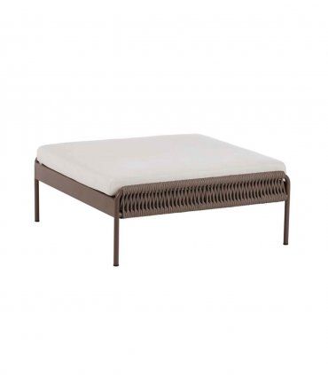 Sillón reclinable de jardín Weave, puff