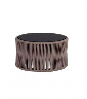 Mesa de centro redonda de jardín Weave
