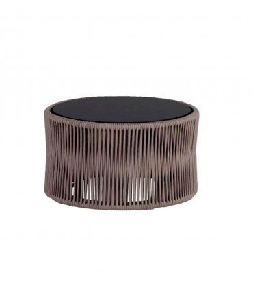 Mesa de centro redonda de jardín Weave