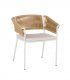 Sillón respaldo bajo de jardín Weave