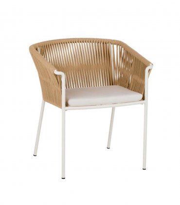 Sillón de jardín apilable Weave