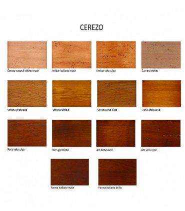 Cómoda clásica Lucinda, acabados madera