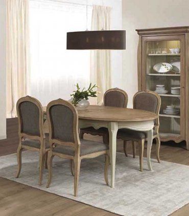 Silla de comedor clásica Lucinda, vista