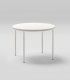 Mesa auxiliar de jardín City, aluminio crema