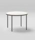 Mesa auxiliar de jardín City, aluminio gris