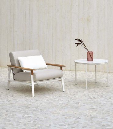 Mesa auxiliar de jardín City