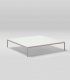Mesa de centro de jardín City, aluminio arena