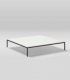 Mesa de centro de jardín City, aluminio gris