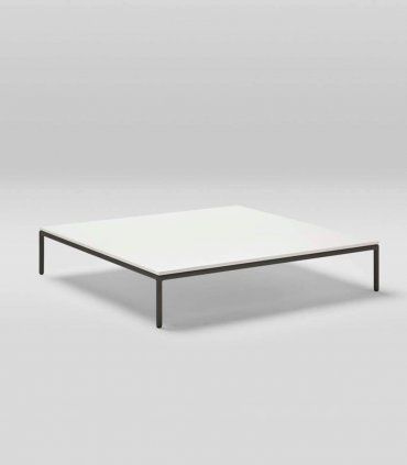 Mesa de centro de jardín City, aluminio gris