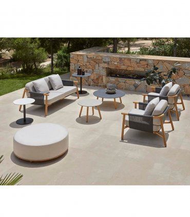 Mesa auxiliar de jardín Round en Ámbar Muebles