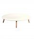 Mesa de centro de jardín Round, compact beige