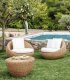 Mesa auxiliar de jardín Bubble