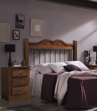 Cómoda rústica Uviten, dormitorio