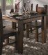 Mesa de comedor rústica Uviten, detalle