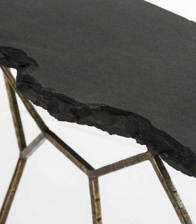 Consola contemporánea Leba, detalle