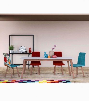Silla de comedor nórdica Frovo