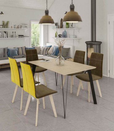 Silla de comedor nórdica Frovo