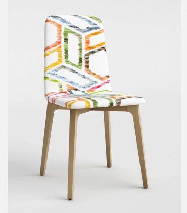 Silla de comedor contemporánea Ara