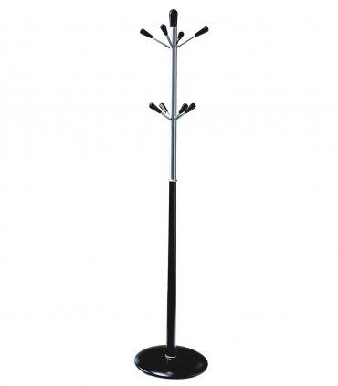 Perchero moderno Carini, negro