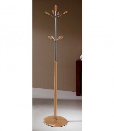 Perchero moderno Carini, roble