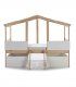 Cama cabaña infantil Talina