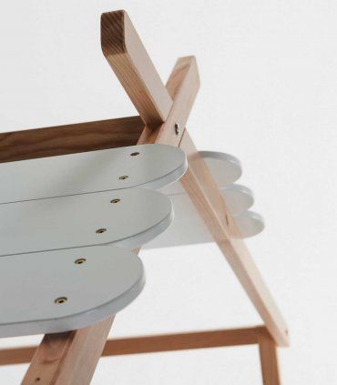 Cama cabaña infantil Drusila, detalle