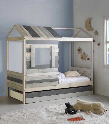 Cama casita infantil Sergei