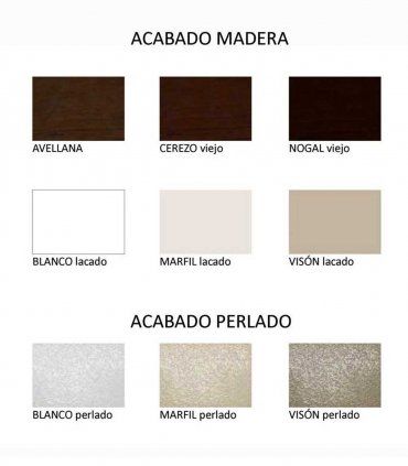 Mesita de noche clásica decorada Canday en Ámbar Muebles