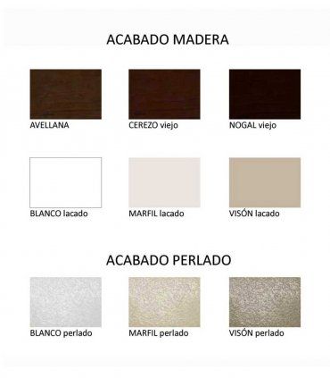 Dormitorio clásico tapizado Canday, acabados