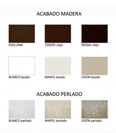 Cabecero tapizado capitoné Canday, acabados