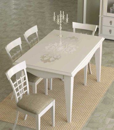 Mesa de comedor clásica decorada Canday
