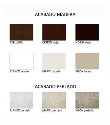 Silla de comedor clásica Canday, acabados
