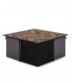 Mesa de salón con taburetes Didio