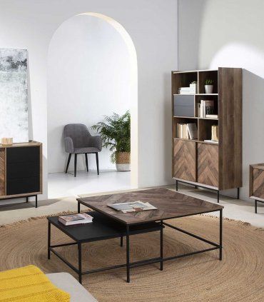 Mesa de salón nido moderna Didio, salón