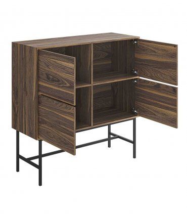 Mueble contenedor de diseño Haluna, abierto