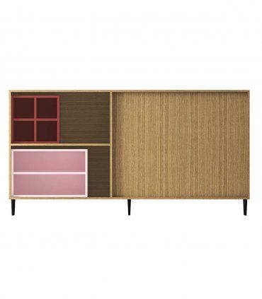 Aparador de diseño con puertas Haluna