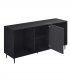 Mueble aparador nórdico Haluna, abierto