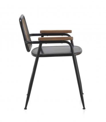 Silla industrial con brazos Águeda