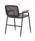Silla industrial con brazos Águeda