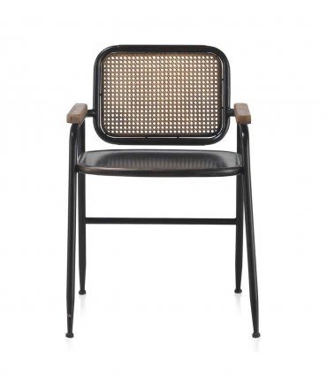 Silla industrial con brazos Águeda