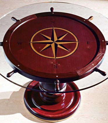 Mesa de comedor náutica Timón