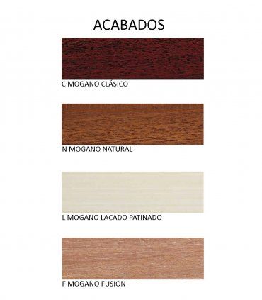 Baúl náutico Delat, acabados