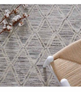 Alfombra kilim de lana Diamond